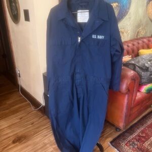 US Navy Blue Coveralls size 48R